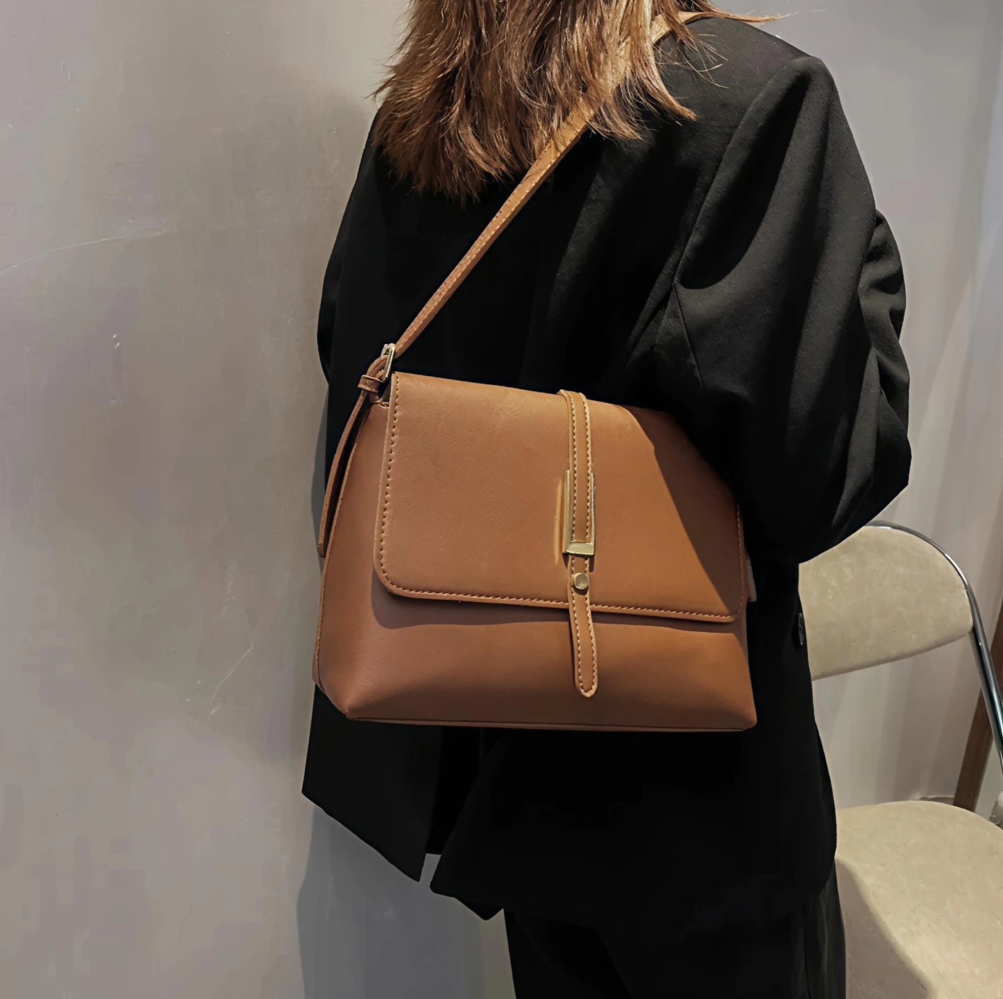 Structured satchel by Zylen