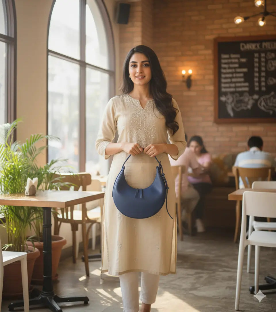 Grace Crescent Bag by Zylen